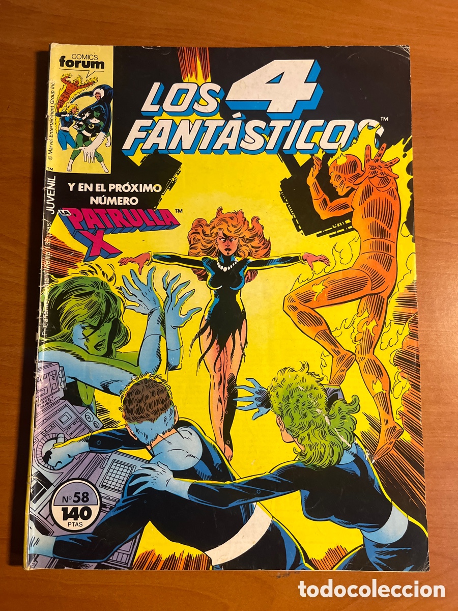 C&oacute;mics: LOS 4 FANT&Aacute;STICOS, N&Uacute;MERO 58, (EDITORIAL F&Oacute;RUM) - Foto 1