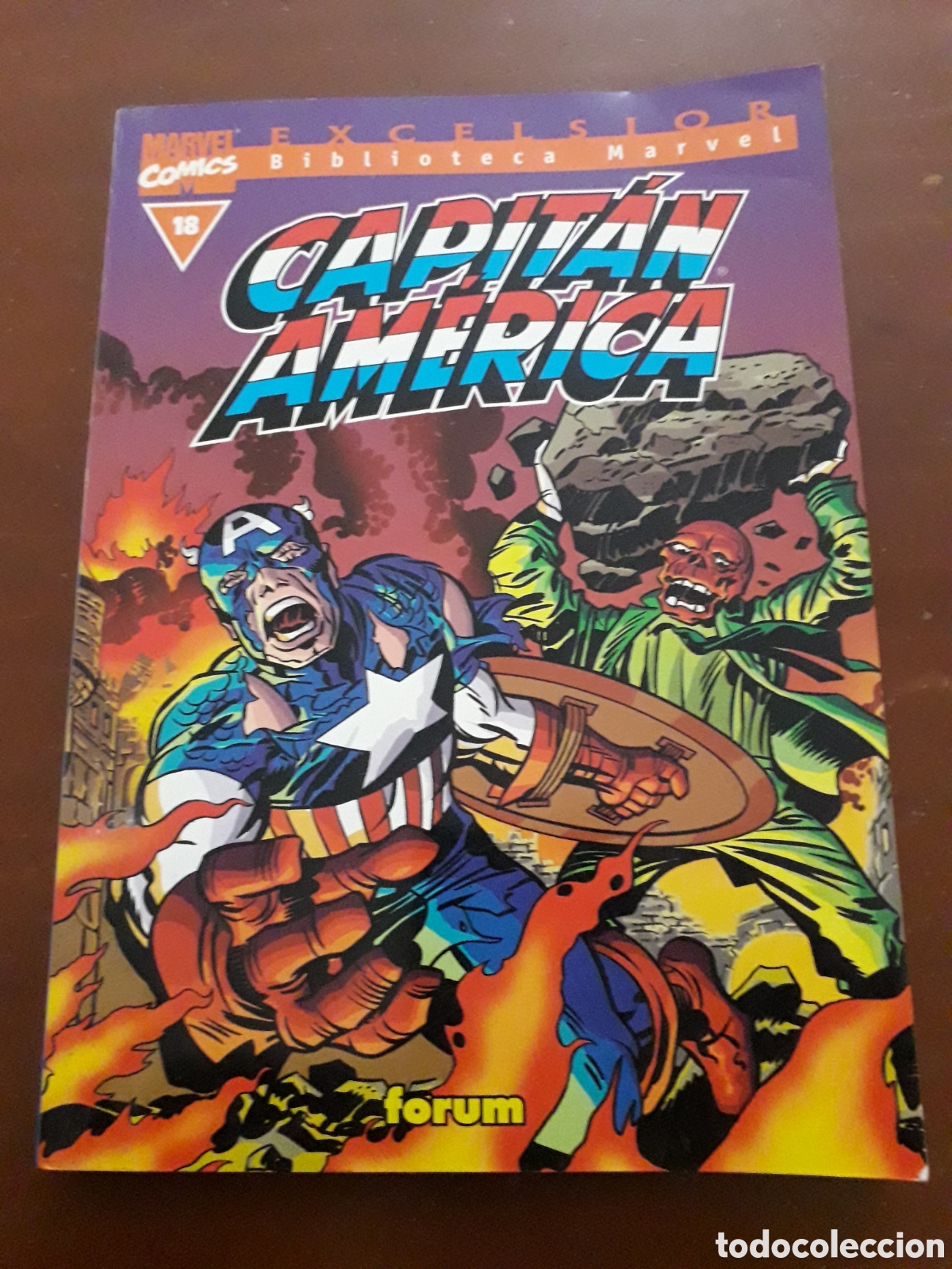 C&oacute;mics: BIBLIOTECA MARVEL CAPIT&Aacute;N AM&Eacute;RICA TOMO 18 - Foto 1