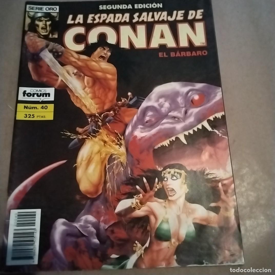 C&oacute;mics: LA ESPADA SALVAJE DE CONAN NUMERO 40 FORUM - Foto 1