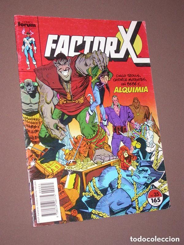 C&oacute;mics: FACTOR X N&ordm; 35. SIMONSON, ADAMS, MILGROM, VINCENT. POWER PACK. FORUM, 1990. VER +++ - Foto 1