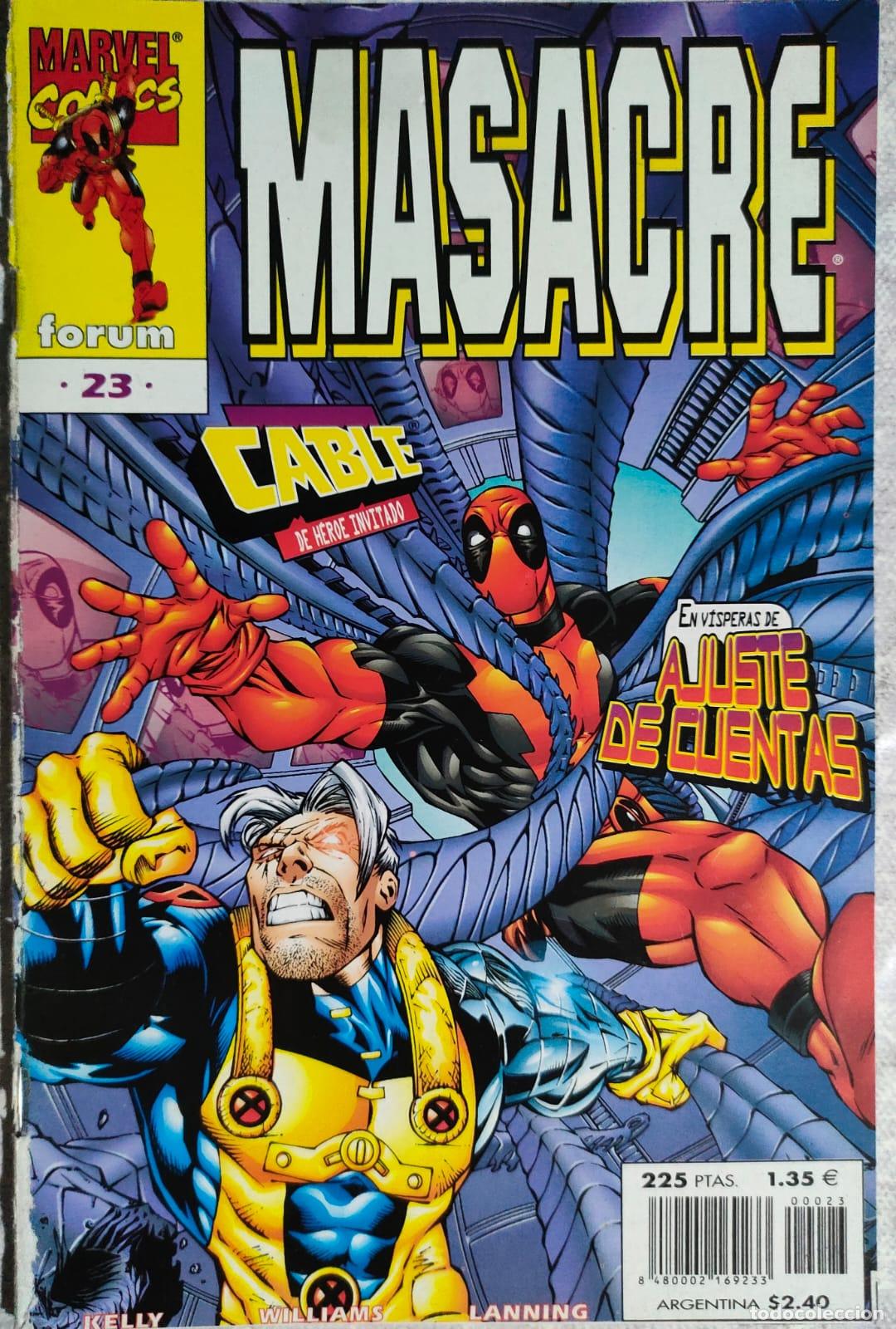 C&oacute;mics: MASACRE VOL 3 NUMERO 23 PROVIENE DE RETAPADO - Foto 1