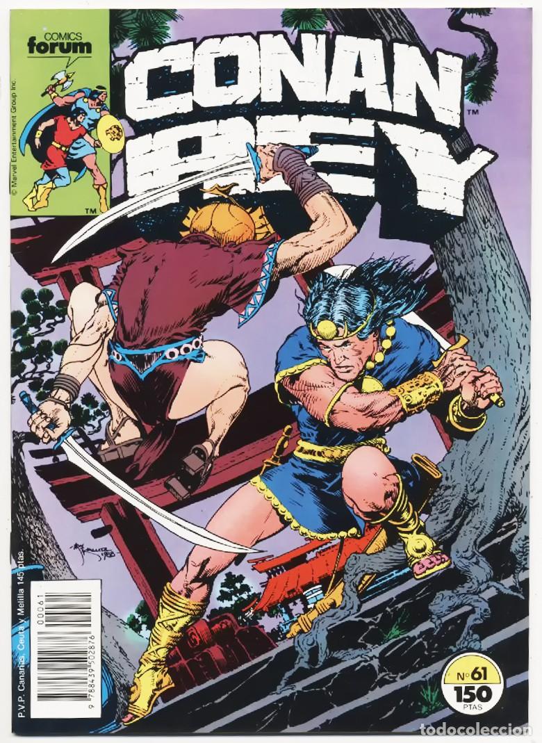 C&oacute;mics: GRAPA VOL.1 CONAN REY N&ordm; 61 EDICIONES FORUM MARVEL 1990 EXCELENTE - Foto 1