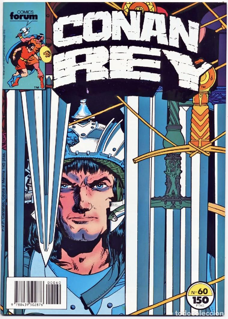 C&oacute;mics: GRAPA COMIC V.1 CONAN REY N&ordm; 60 EDICIONES FORUM MARVEL 1989 EXCELENTE - Foto 1