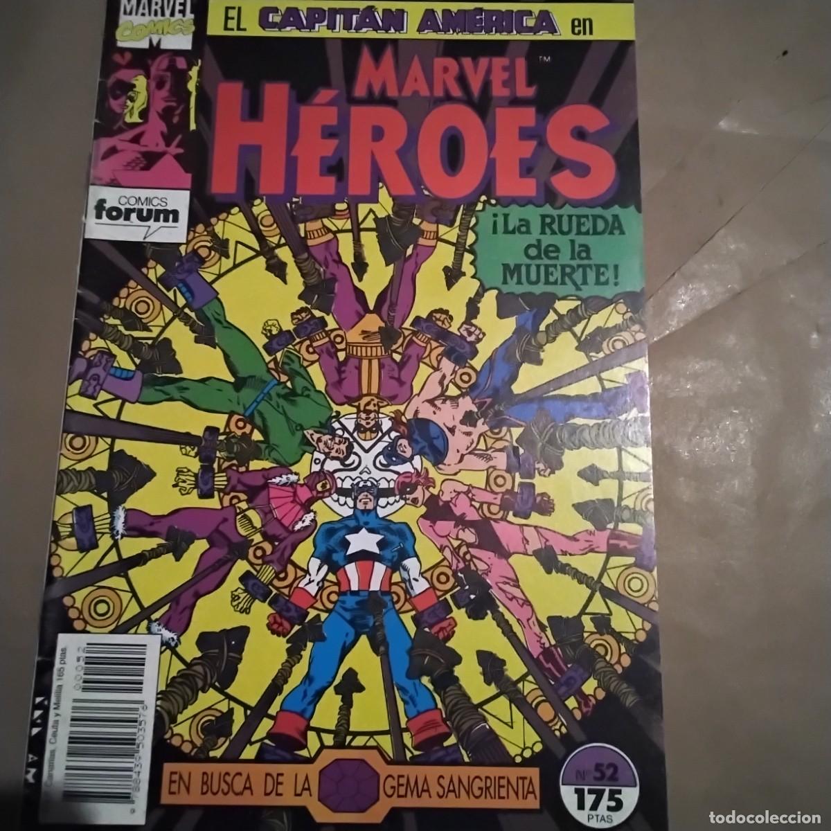 C&oacute;mics: MARVEL HEROES CAPITAN AMERICA NUMERO 52 FORUM - Foto 1