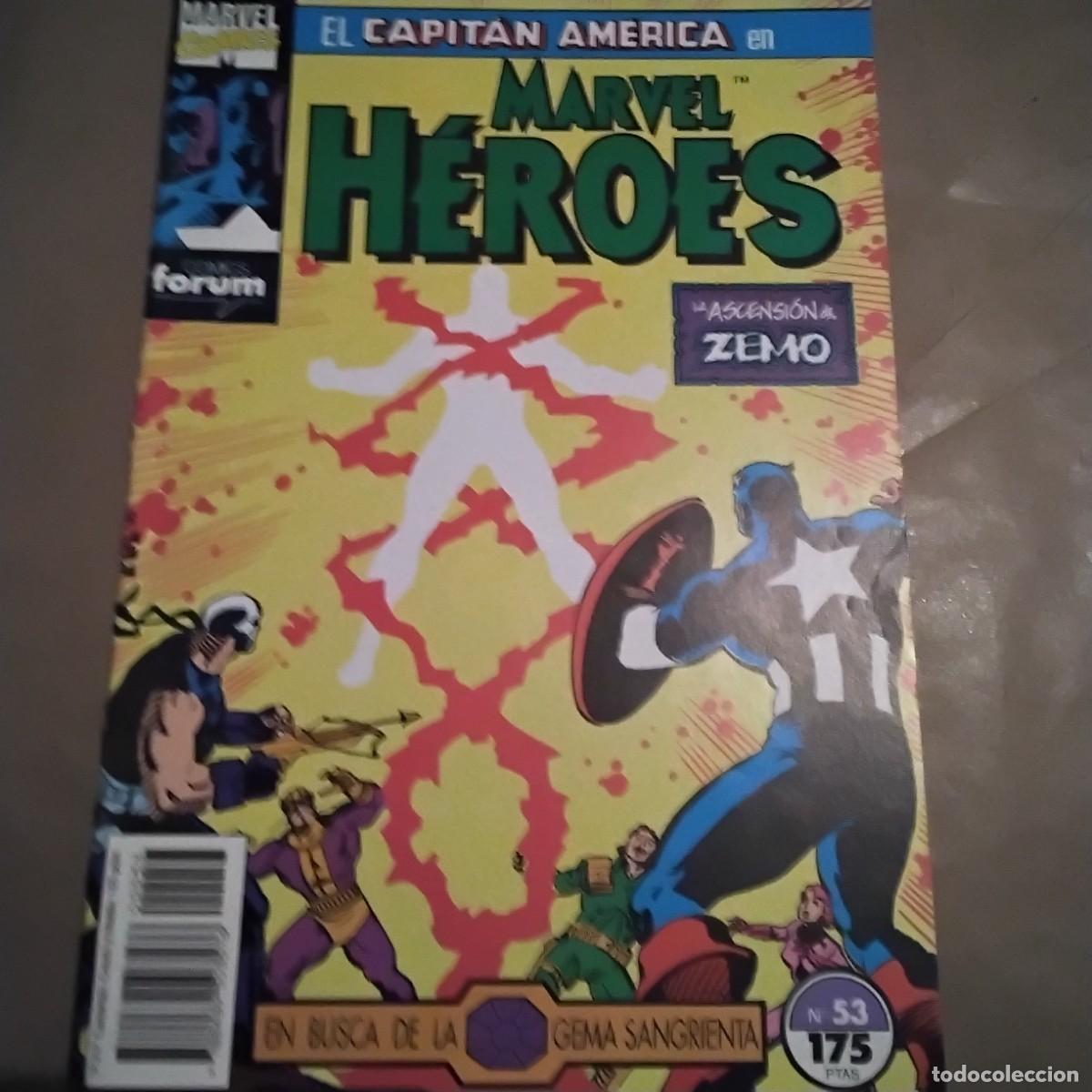 C&oacute;mics: MARVEL HEROES CAPITAN AMERICA NUMERO 53 FORUM - Foto 1