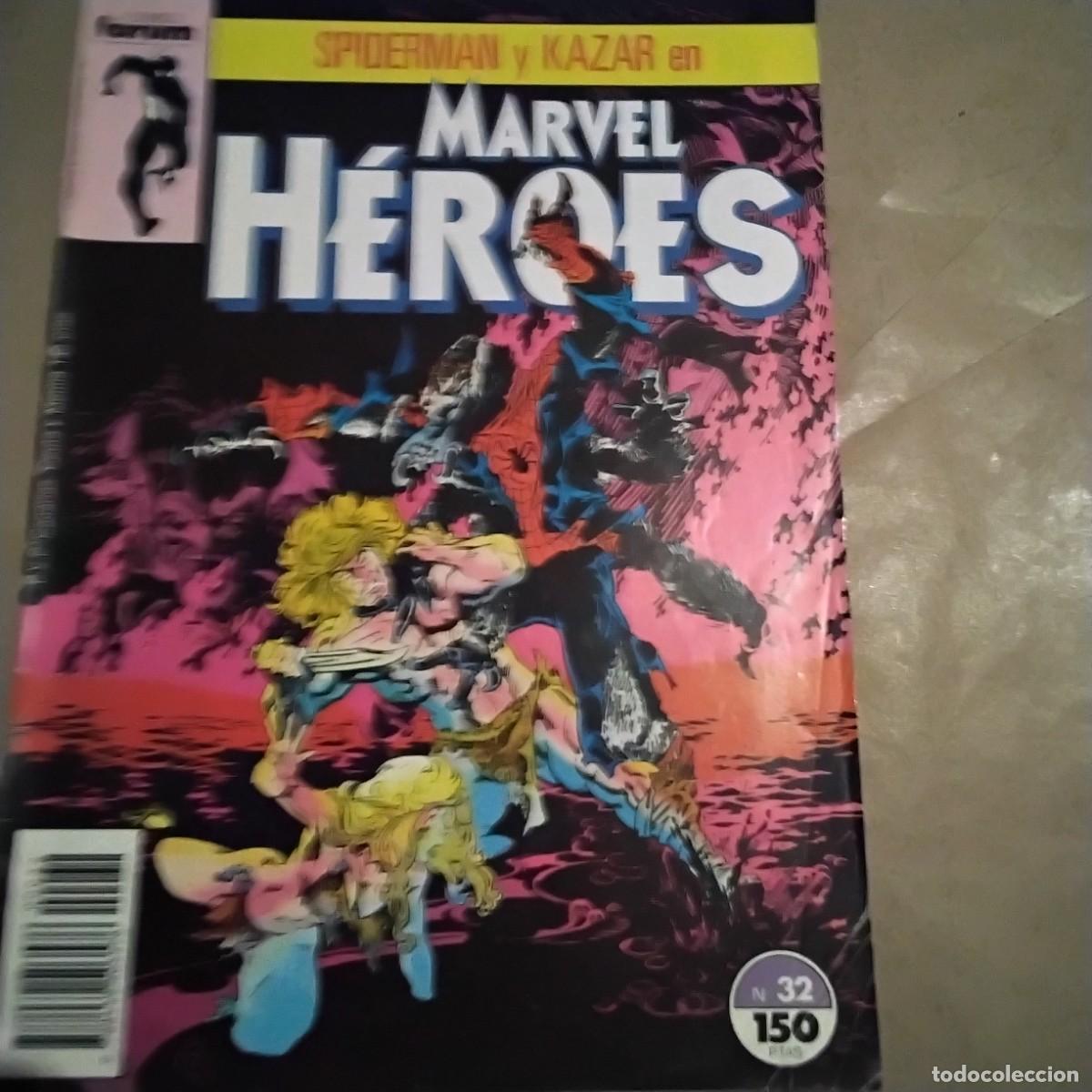 C&oacute;mics: MARVEL HEROES SPIDERMAN Y KAZAR NUMERO 32 FORUM - Foto 1