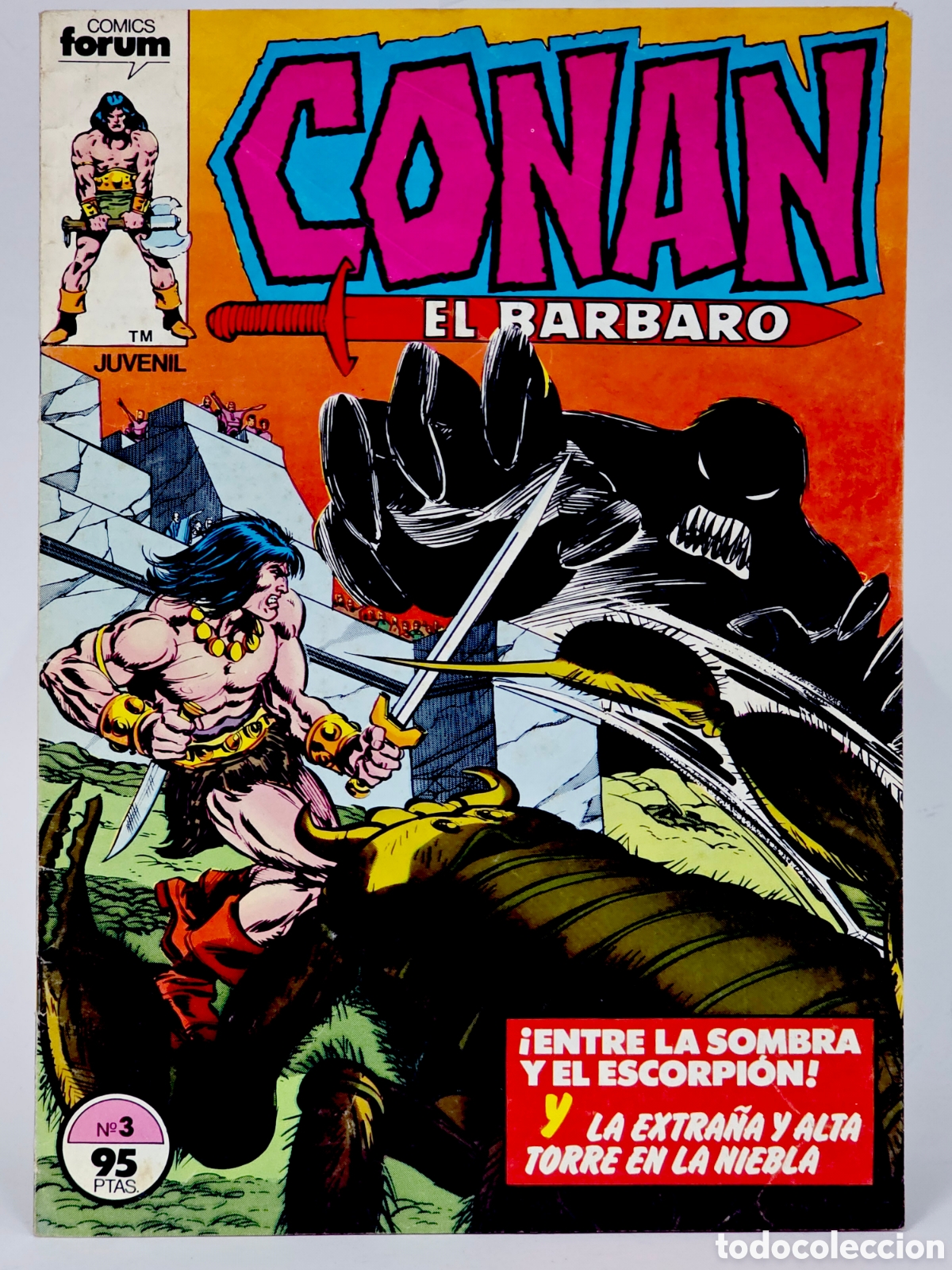 C&oacute;mics: C&Oacute;MIC CONAN 3 VOL. 1 EDICIONES FORUM MARVEL VOLUMEN EN BUEN ESTADO - Foto 1