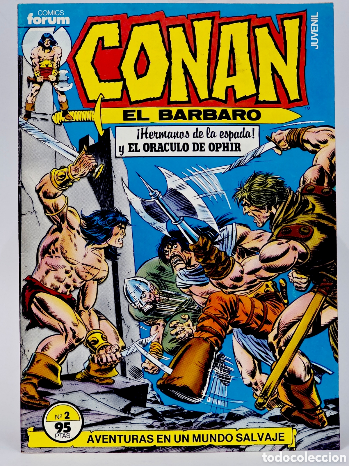 C&oacute;mics: C&Oacute;MIC CONAN 2 VOL. 1 EDICIONES FORUM MARVEL VOLUMEN MUY BUEN ESTADO - Foto 1