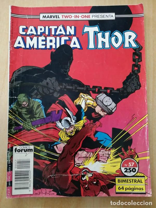 C&oacute;mics: Comic Marvel Two-in-One Capit&aacute;n America & Thor 55, 57 Forum - Foto 6