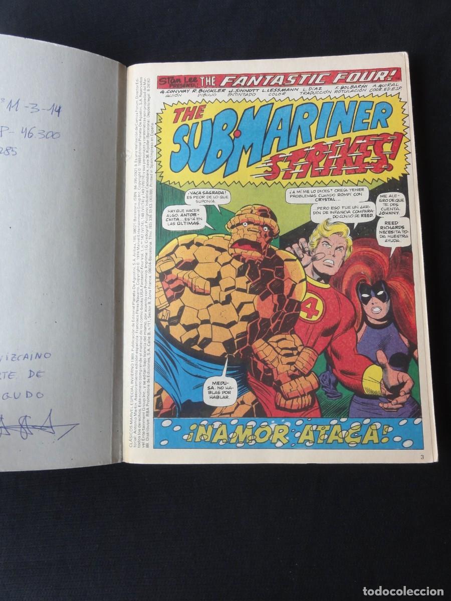 C&oacute;mics: CL&Aacute;SICOS MARVEL. RETAPADO CON 3 N&Uacute;MEROS EXTRAS. A&Ntilde;O 1988. MARVEL FORUM COMICS. C-23B - Foto 3