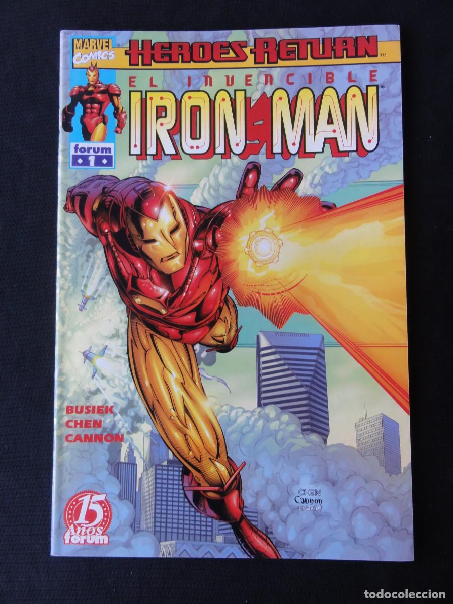 C&oacute;mics: IRON MAN VOL. 4. HEROES RETURN. N&ordm; 1. A&Ntilde;O 1998-2000. MARVEL COMICS FORUM. C-24B - Foto 1