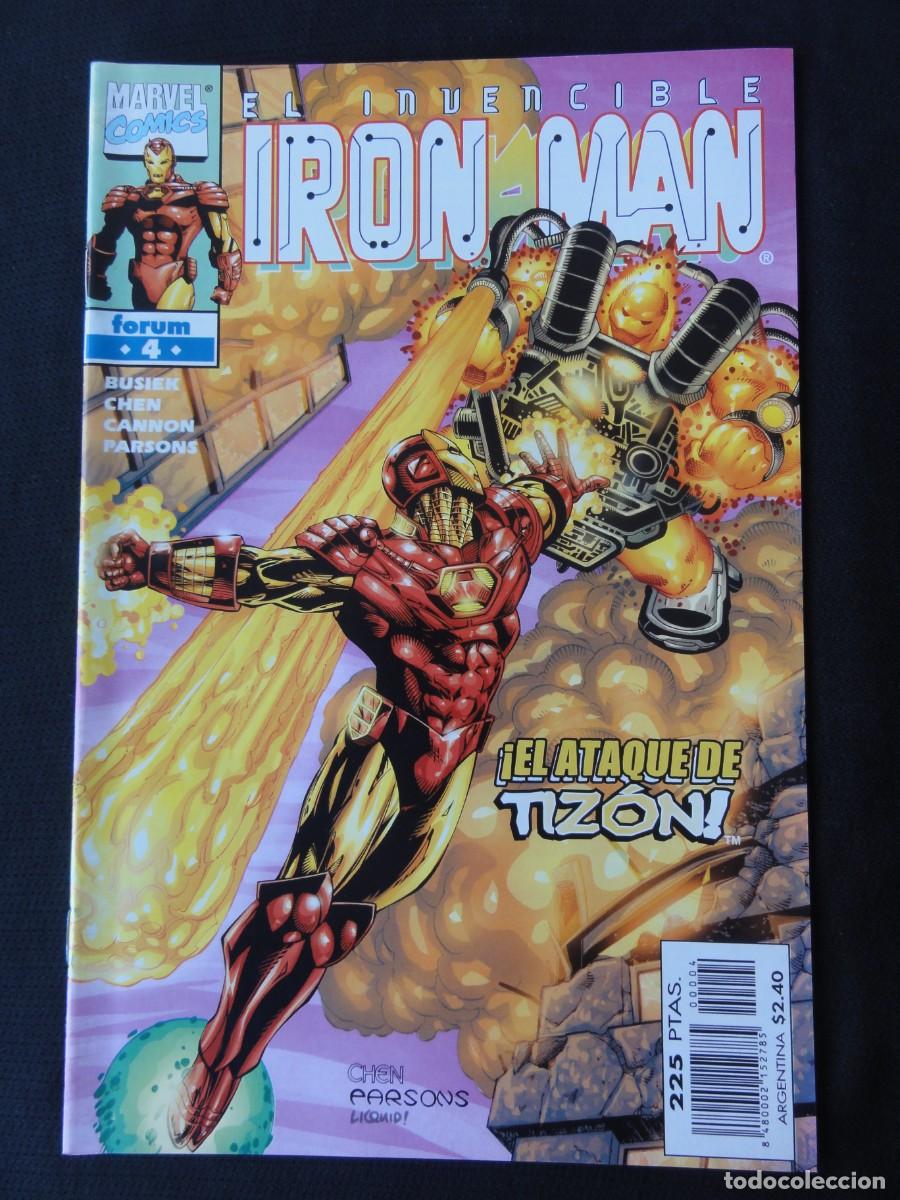 C&oacute;mics: IRON MAN N&ordm; 4. VOL. 4. HEROES RETURN. A&Ntilde;O 1998-2000. MARVEL COMICS FORUM. C-24B - Foto 1