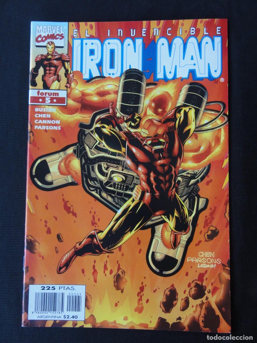 C&oacute;mics: IRON MAN N&ordm; 5. VOL. 4. HEROES RETURN. A&Ntilde;O 1998-2000. MARVEL COMICS FORUM. C-24B - Foto 1