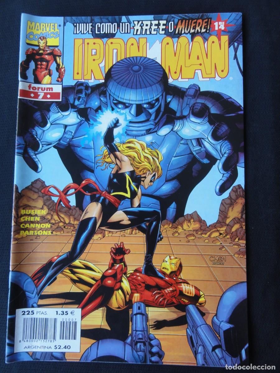 C&oacute;mics: IRON MAN N&ordm; 7. VOL. 4. HEROES RETURN. A&Ntilde;O 1998-2000. MARVEL COMICS FORUM. C-24B - Foto 1