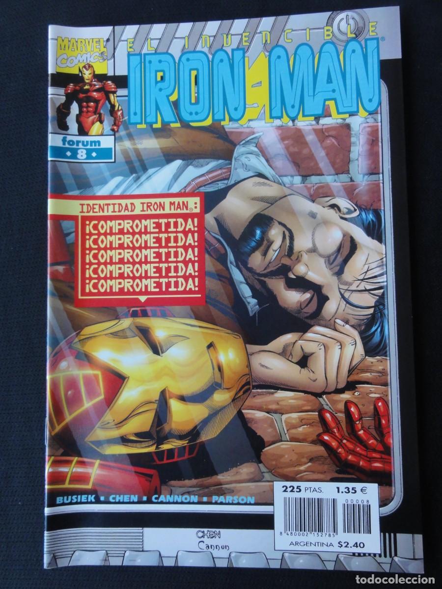 C&oacute;mics: IRON MAN N&ordm; 8. VOL. 4. HEROES RETURN. A&Ntilde;O 1998-2000. MARVEL COMICS FORUM. C-24B - Foto 1