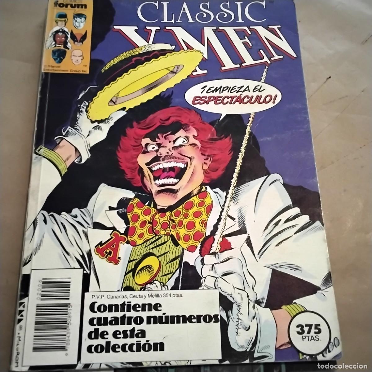 C&oacute;mics: CLASSIC X MEN RETAPADO NUMEROS 26 AL 29 FORUM - Foto 1