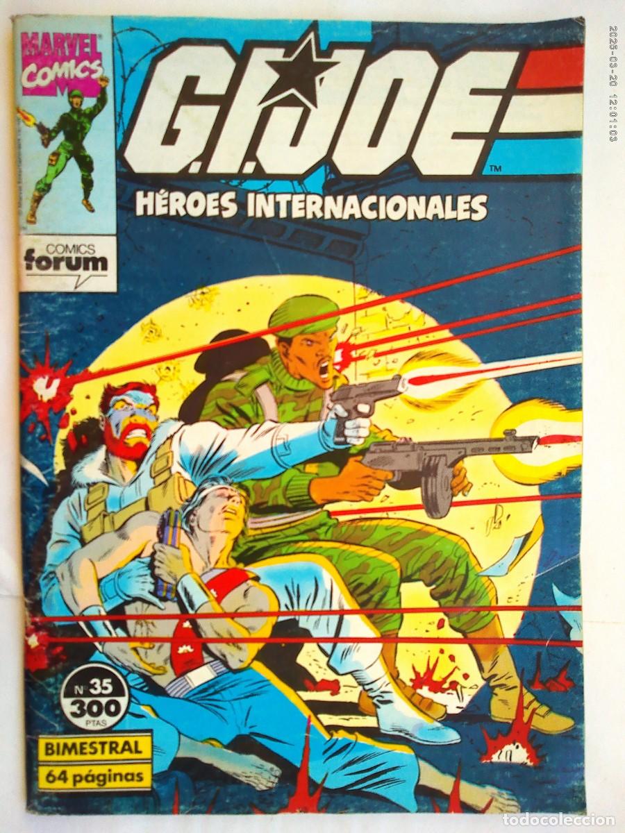 C&oacute;mics: MARVEL COMICS : G.I.JOE , HEROES INTERNACIONALES . N&ordm; 35 . - Foto 1