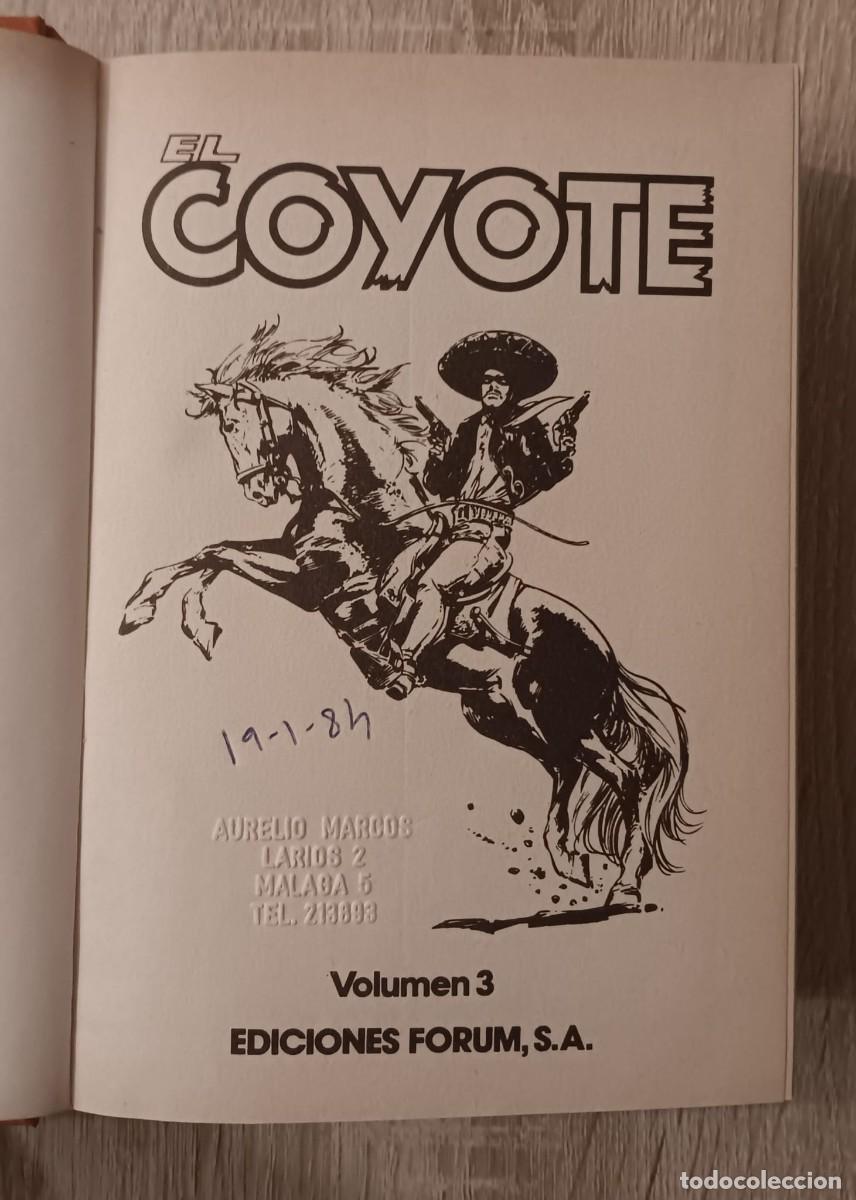 C&oacute;mics: TOMO NUMERO 3 EL COYOTE EDICIONES FORUM - Foto 3