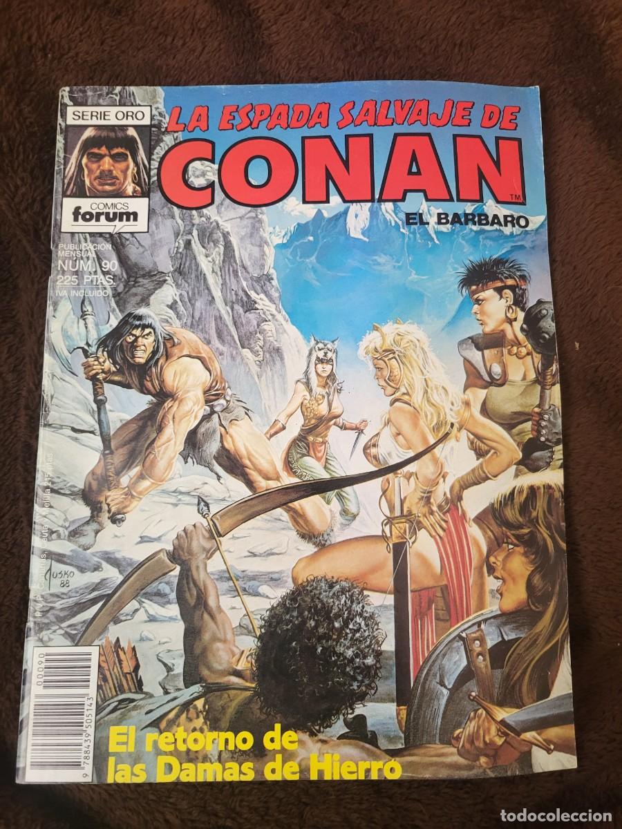 C&oacute;mics: LA ESPADA SALVAJE DE CONAN EL B&Aacute;RBARO N⁰ 90 - Foto 1