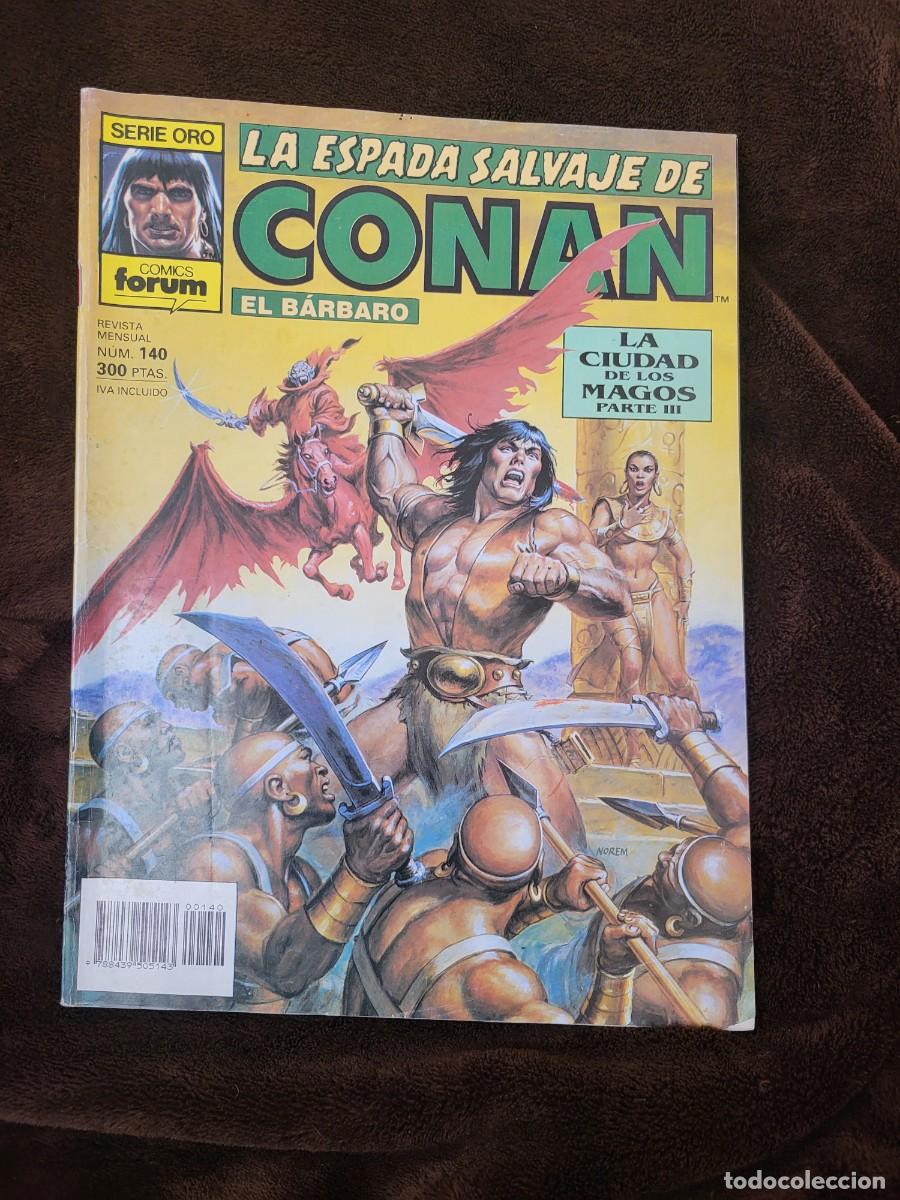 C&oacute;mics: LA ESPADA SALVAJE DE CONAN EL B&Aacute;RBARO N⁰ 140 - Foto 1
