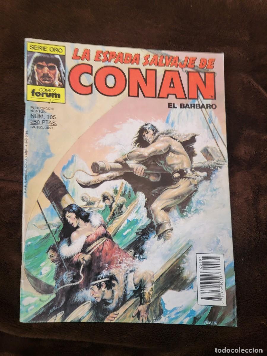 C&oacute;mics: LA ESPADA SALVAJE DE CONAN EL B&Aacute;RBARO N⁰ 105 - Foto 1