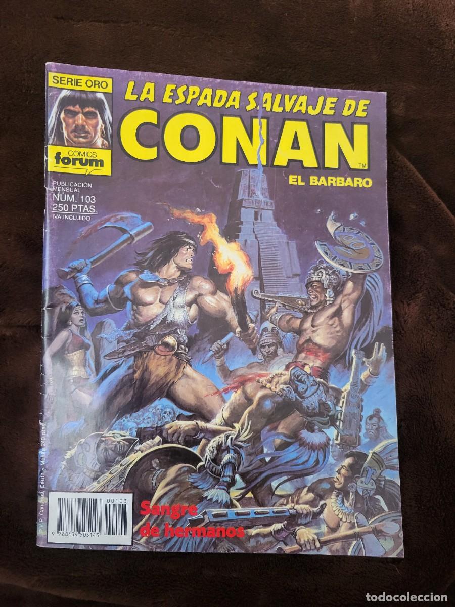 C&oacute;mics: LA ESPADA SALVAJE DE CONAN EL B&Aacute;RBARO N⁰ 103 - Foto 1
