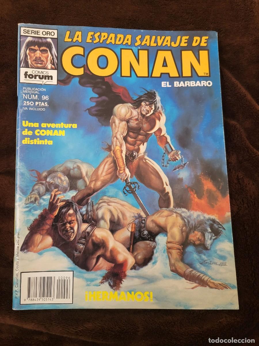 C&oacute;mics: LA ESPADA SALVAJE DE CONAN EL B&Aacute;RBARO N⁰ 96 - Foto 1