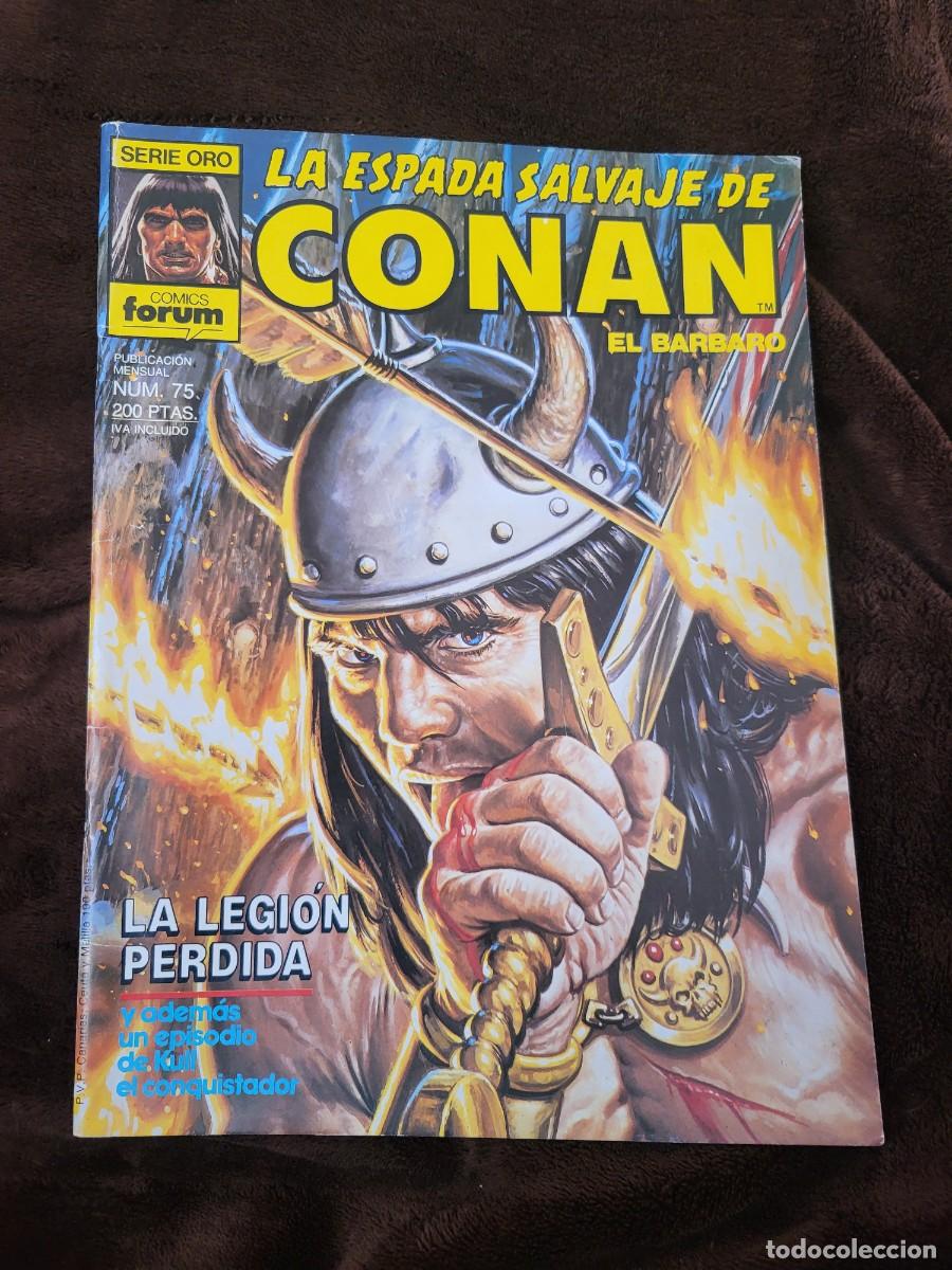 C&oacute;mics: LA ESPADA SALVAJE DE CONAN EL B&Aacute;RBARO N⁰ 75 - Foto 1