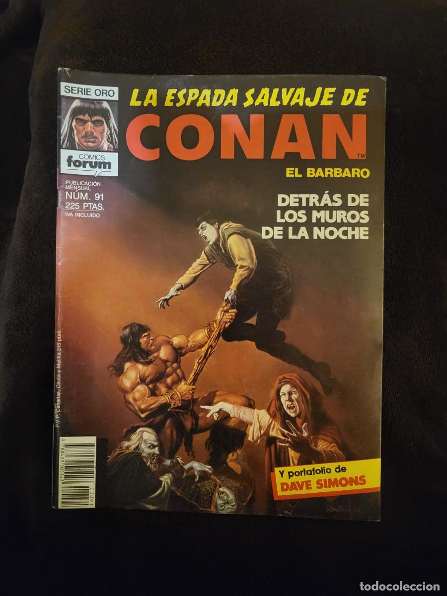 C&oacute;mics: LA ESPADA SALVAJE DE CONAN EL B&Aacute;RBARO N⁰ 91 - Foto 1