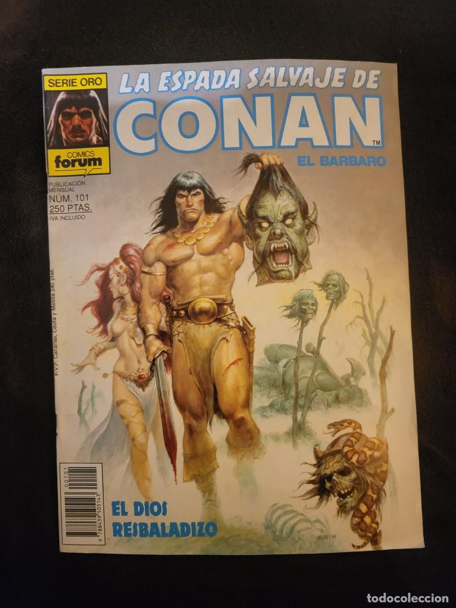 C&oacute;mics: LA ESPADA SALVAJE DE CONAN EL B&Aacute;RBARO N⁰ 101 - Foto 1
