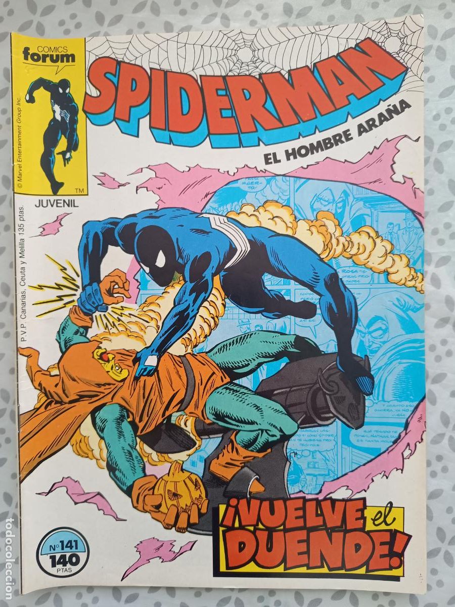 C&oacute;mics: SPIDERMAN VOL. 1 N&ordm; 141 FORUM - Foto 1
