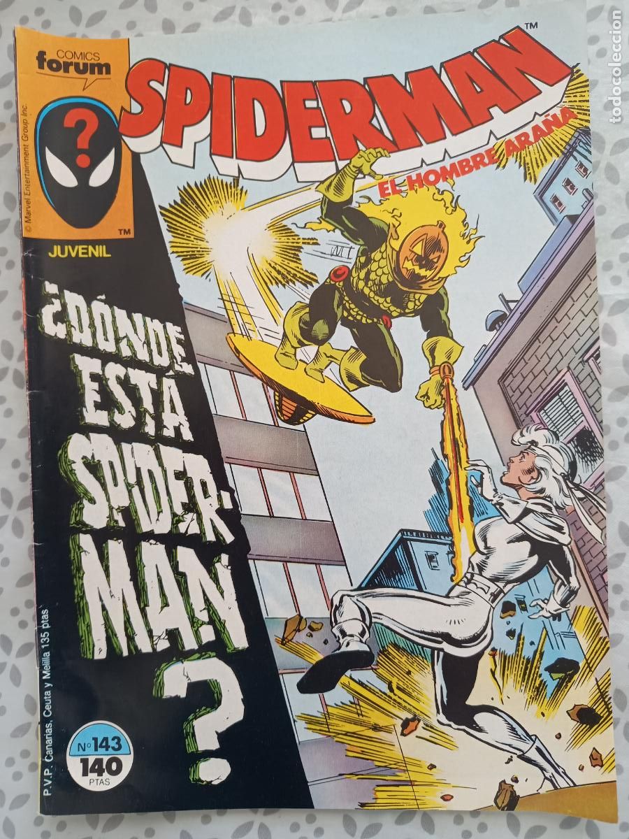 C&oacute;mics: SPIDERMAN VOL. 1 N&ordm; 143 FORUM - Foto 1