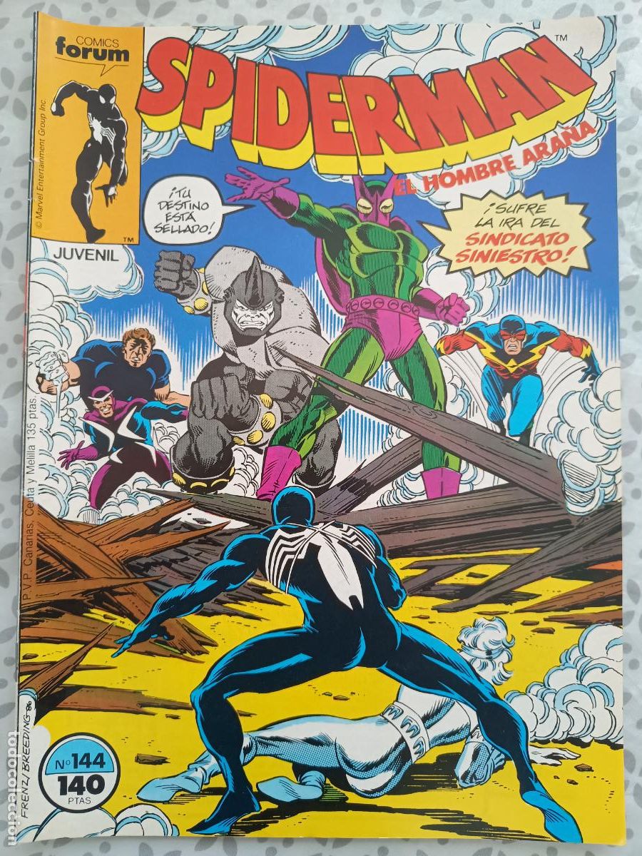 C&oacute;mics: SPIDERMAN VOL. 1 N&ordm; 144 FORUM - Foto 1
