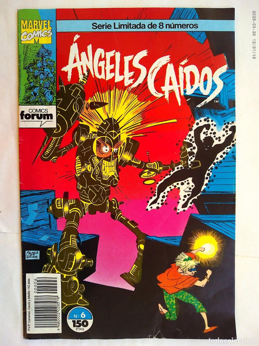C&oacute;mics: ANGELES CAIDOS , SERIE LIMITADA DE 8 NUMEROS , N&ordm; 6 . DE MARVEL COMICS , FORUM - Foto 1