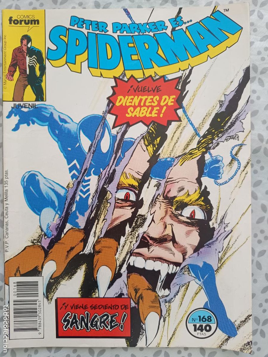 C&oacute;mics: SPIDERMAN VOL. 1 N&ordm; 168 FORUM - Foto 1