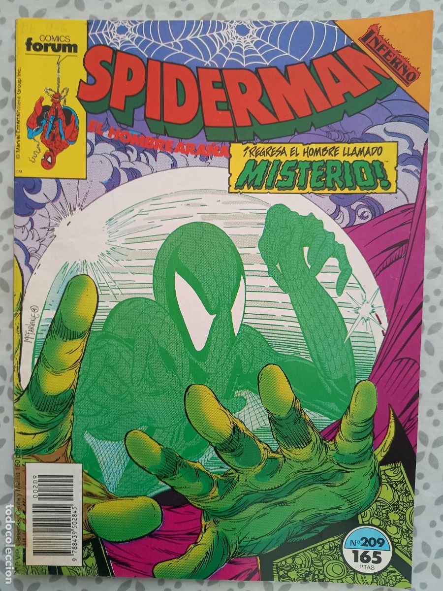 C&oacute;mics: SPIDERMAN VOL. 1 N&ordm; 209 FORUM - Foto 1