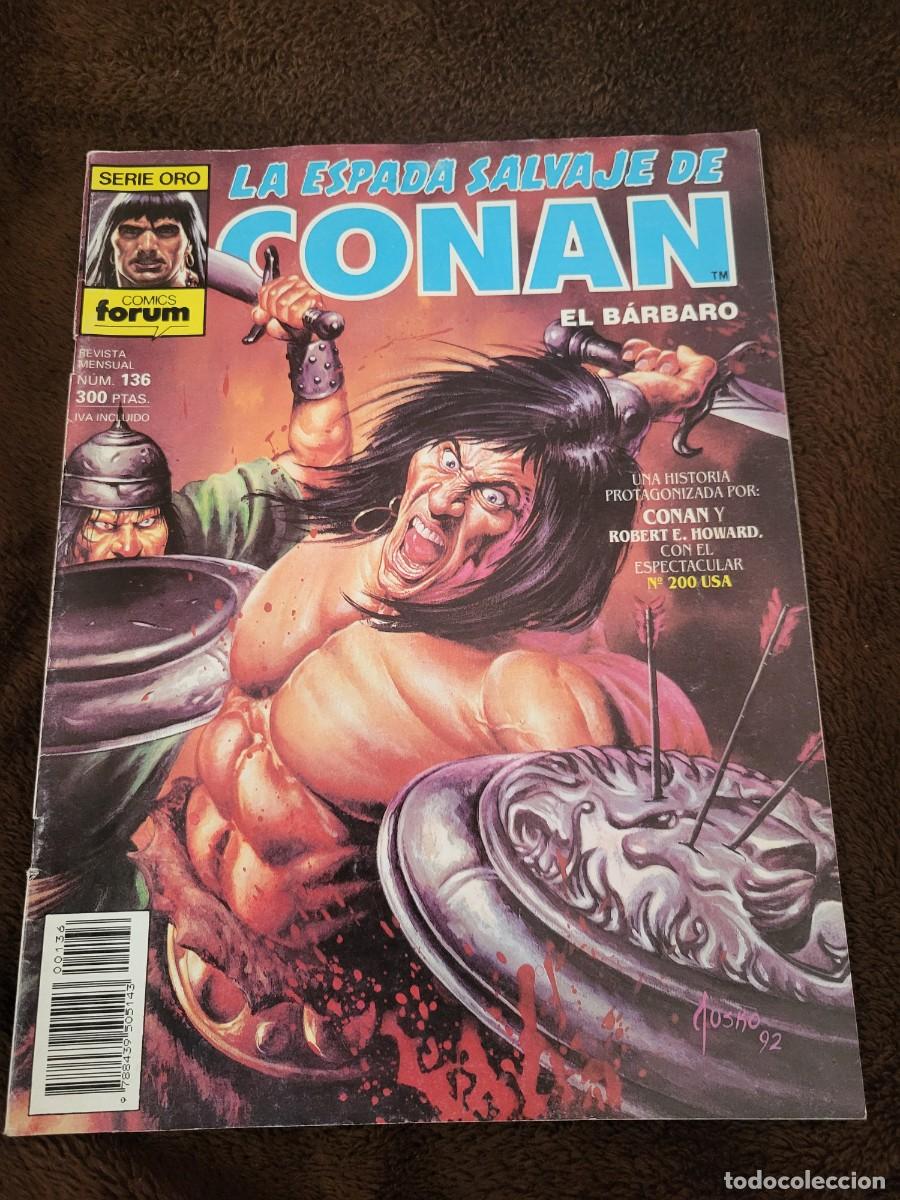 C&oacute;mics: LA ESPADA SALVAJE DE CONAN N⁰ 136 - Foto 1