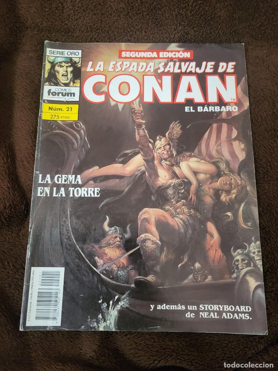 C&oacute;mics: LA ESPADA SALVAJE DE CONAN EL B&Aacute;RBARO N⁰21 2&ordf; EDICI&Oacute;N - Foto 1