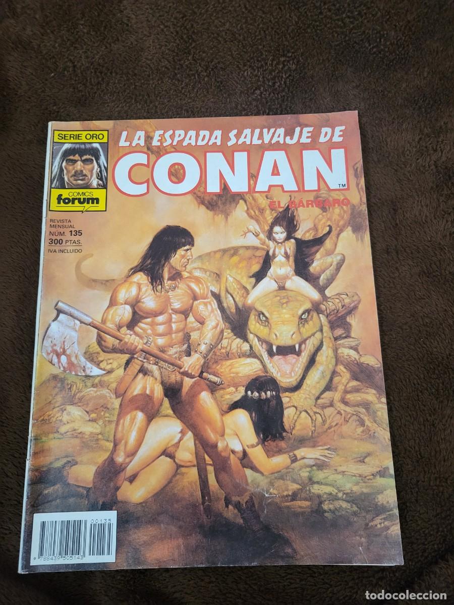 C&oacute;mics: LA ESPADA SALVAJE DE CONAN EL B&Aacute;RBARO N⁰ 135 - Foto 1