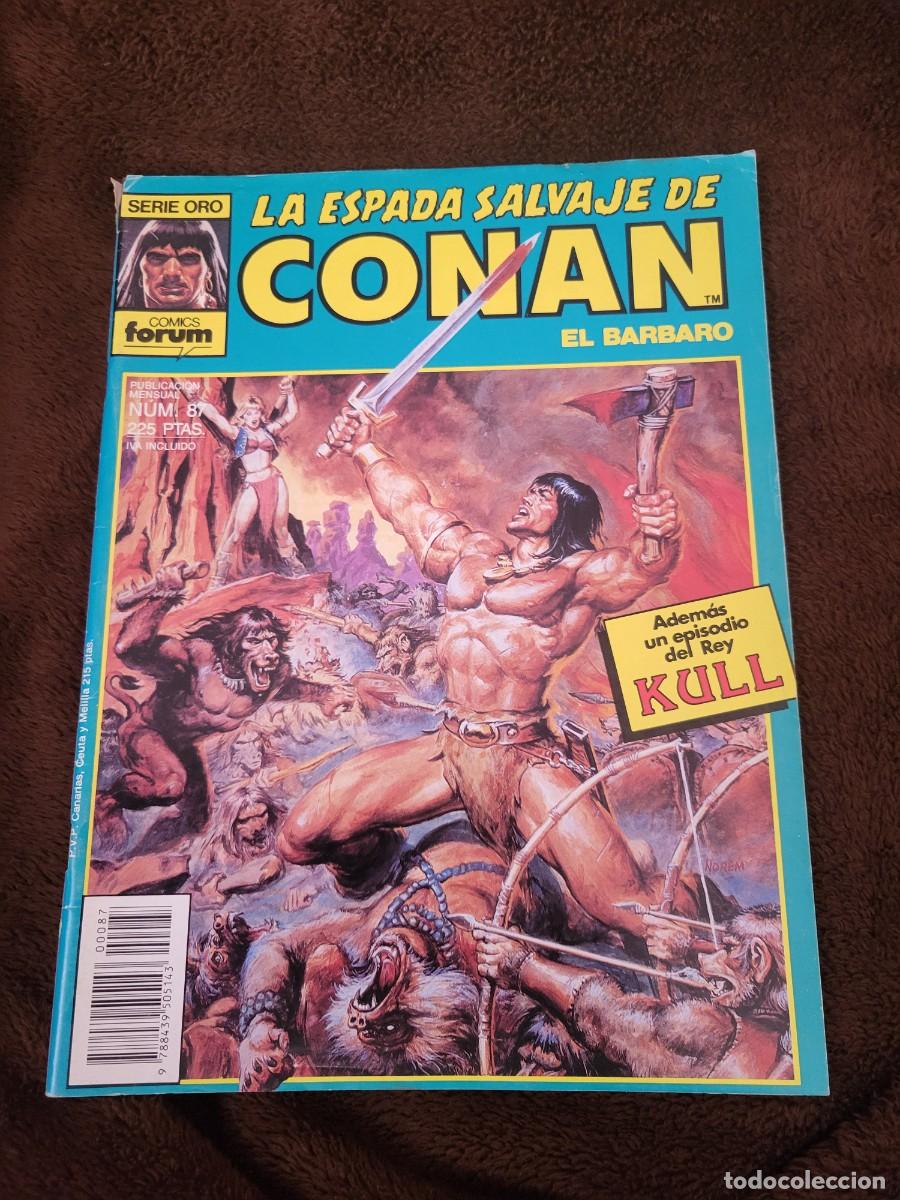C&oacute;mics: LA ESPADA SALVAJE DE CONAN EL B&Aacute;RBARO N⁰ 87 - Foto 1
