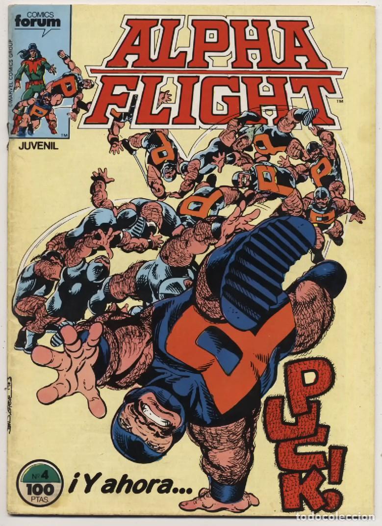 C&oacute;mics: ALPHA FLIGHT N&ordm; 4 Y AHORA... EDICIONES FORUM PLANETA DEAGOSTINI 1985 - Foto 1