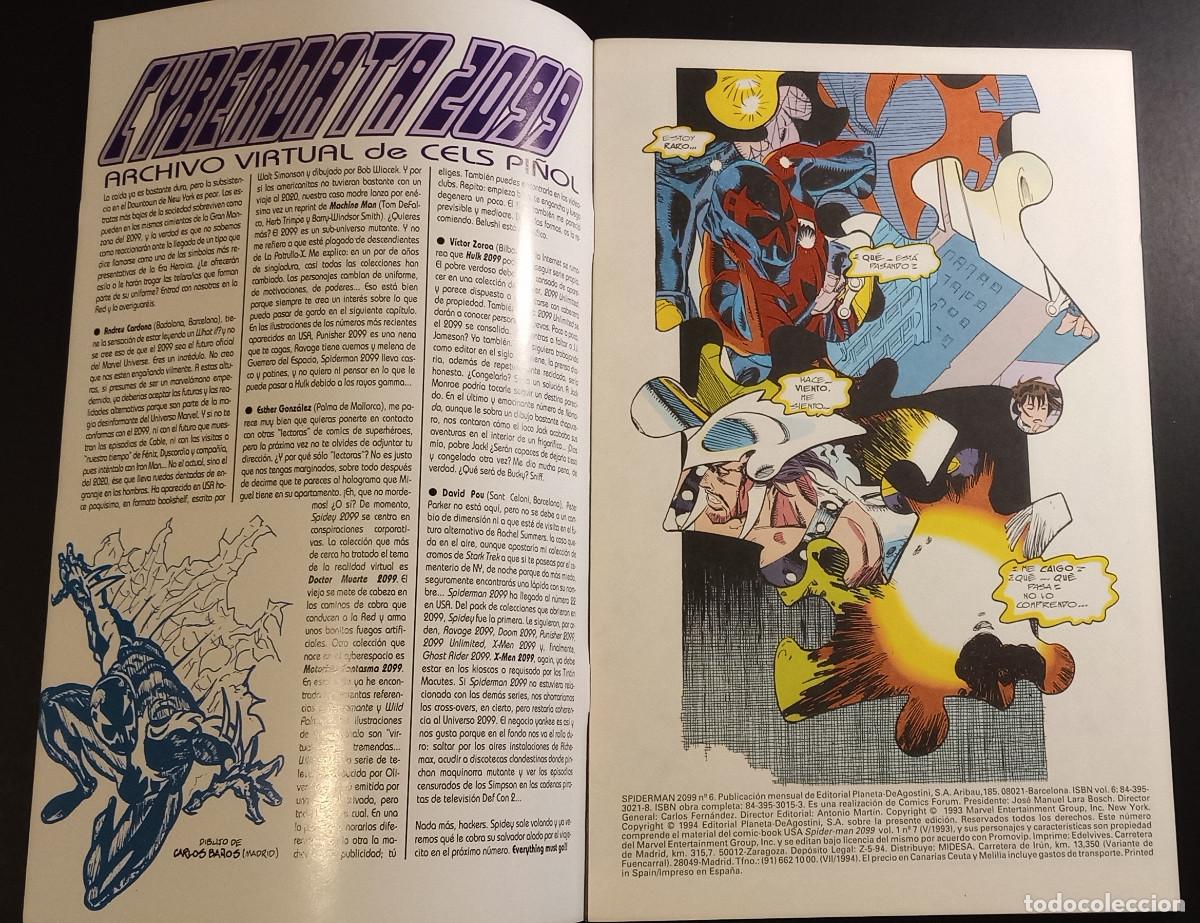 C&oacute;mics: SPIDERMAN 2099 - N&ordm; 6 DE 12 - BUITRE 2099 - COMICS FORUM / MARVEL COMICS, 1994 - Foto 3