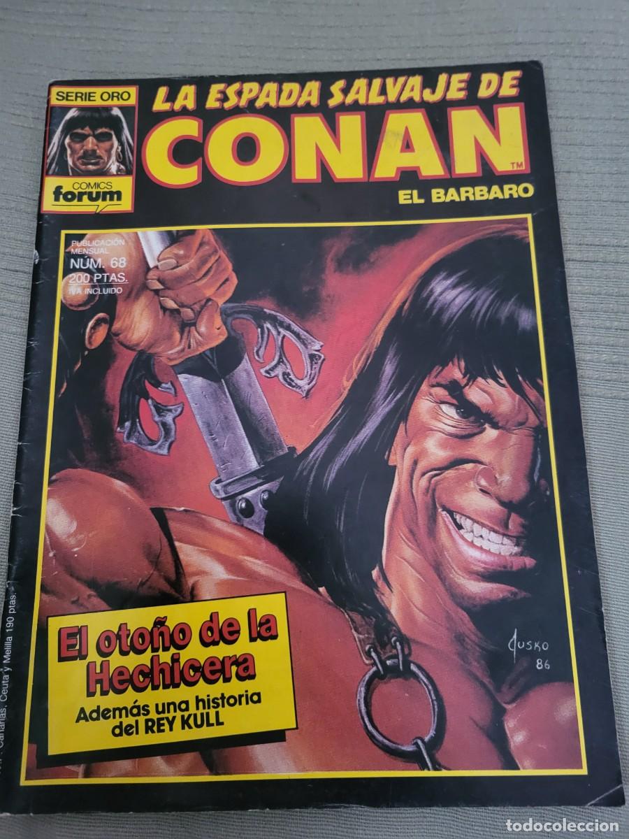 C&oacute;mics: LA ESPADA SALVAJE DE CONAN EL B&Aacute;RBARO N⁰ 68 - Foto 1