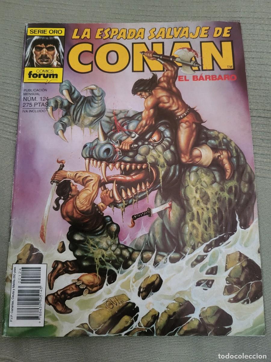C&oacute;mics: LA ESPADA SALVAJE DE CONAN EL B&Aacute;RBARO N⁰ 124 - Foto 1