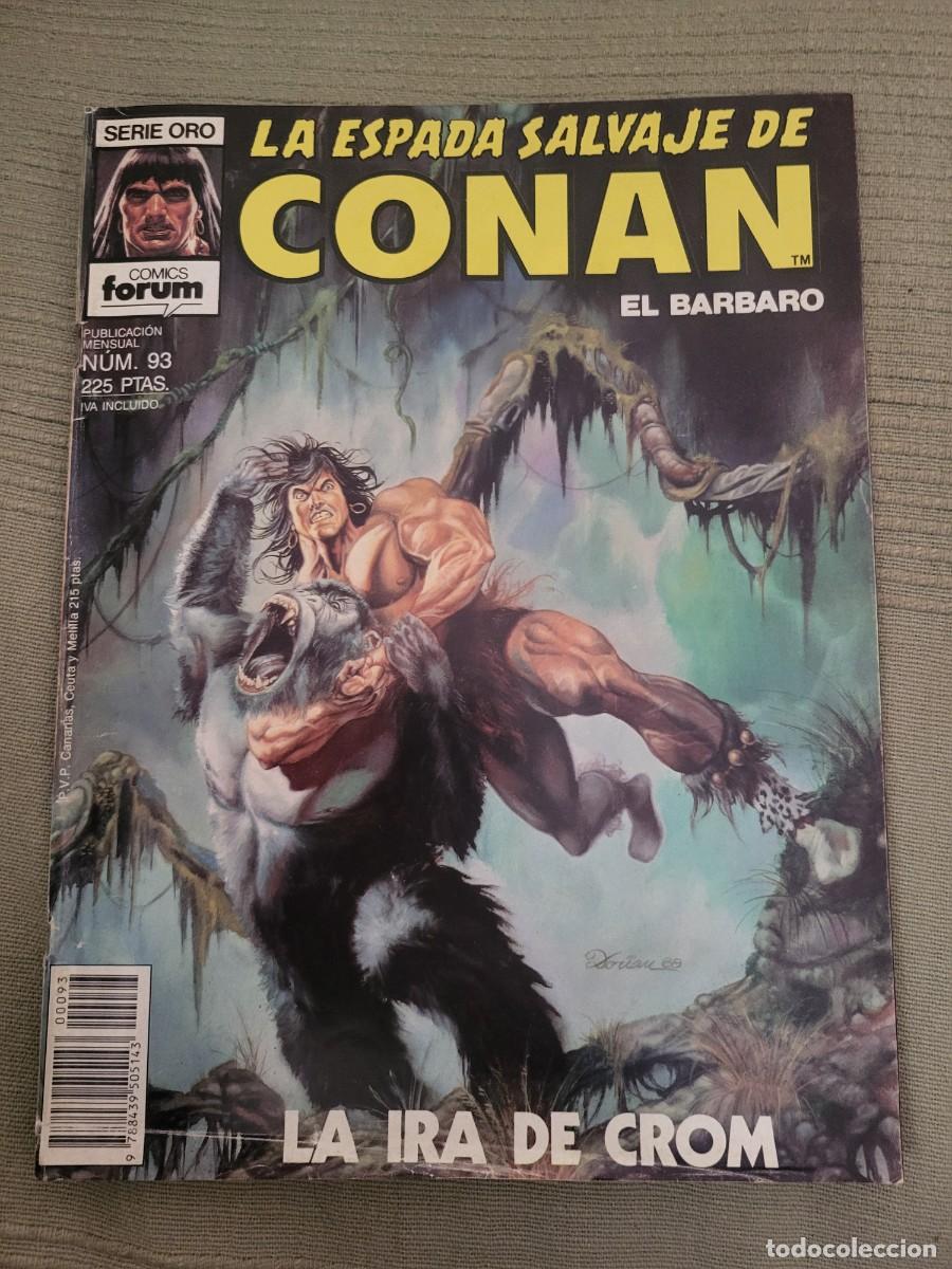 C&oacute;mics: LA ESPADA SALVAJE DE CONAN EL B&Aacute;RBARO N⁰ 93 - Foto 1