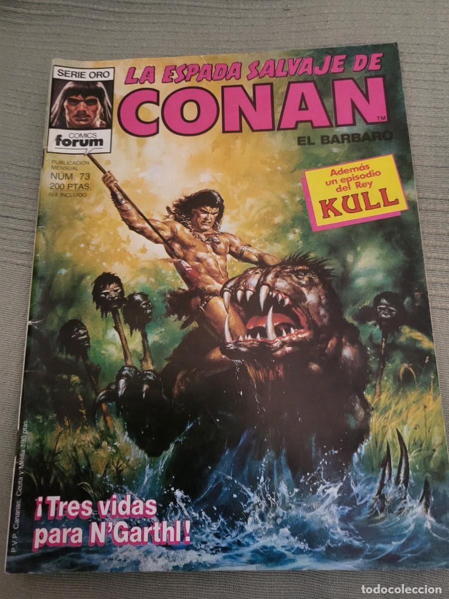 C&oacute;mics: LA ESPADA SALVAJE DE CONAN EL B&Aacute;RBARO N⁰ 73 - Foto 1