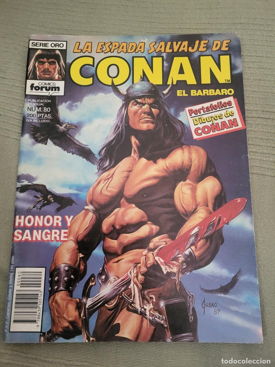 C&oacute;mics: LA ESPADA SALVAJE DE CONAN EL B&Aacute;RBARO N⁰ 80 - Foto 1