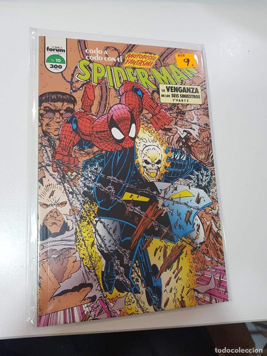 C&oacute;mics: Comic Spiderman Marvel comics forum N&ordm;10 codo a codo con el motorista fantasma - Foto 1