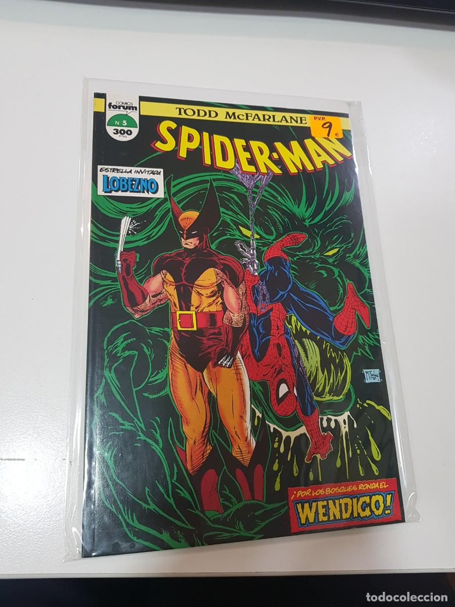 C&oacute;mics: Comic Spiderman Marvel comics Tood McFarlane forum N&ordm;5 estrella invitada lobezno - Foto 1