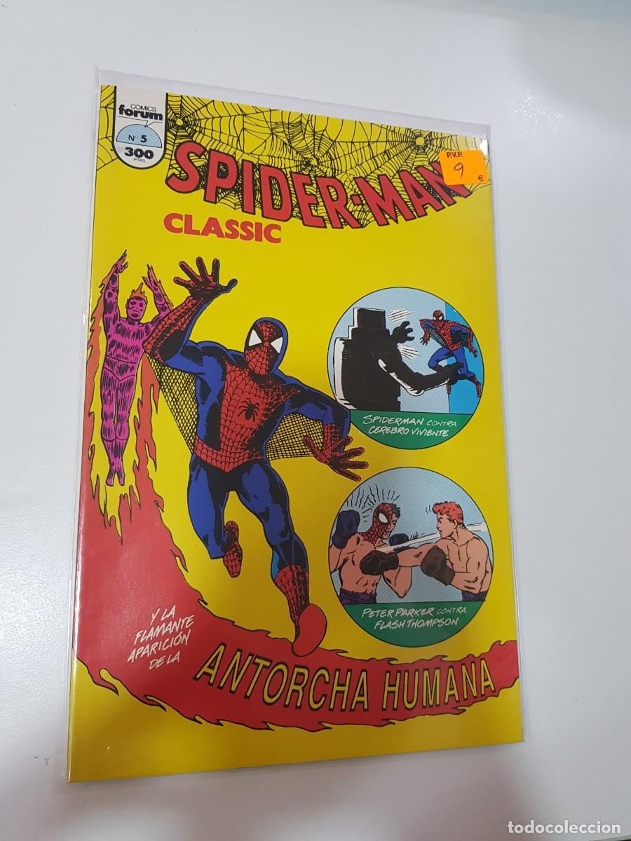 C&oacute;mics: Comic Spiderman Classic Marvel comics forum N&ordm;5 ANTORCHA HUMANA - Foto 1